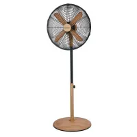 VENTILADOR DE PEDESTAL 16 PULGADAS KZF-1616 METAL MADERA.