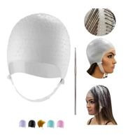 Gorra For Tinte Mechas De Silicon Color Blanco