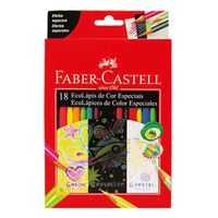 COLORES FABER ESPECIAL METAL/NEON/PAST ESTU X 18UND 120918P