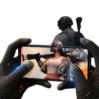 Guantes Táctiles Antideslizantes Para Celular Antisudor Negro