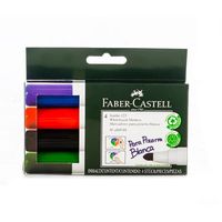PLUMONES PARA PIZARRA JUMBO 123 x 4 UND FABER CASTELL