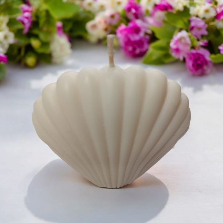 VELA PERFUMADA DECORATICA ABANICO DE MAR