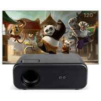 Proyector Smart Owlenz SD550 Enfoque Manual + Ecran 120 Pulgadas Plomo