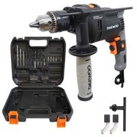 TALADRO PERCUTOR DE IMPACTO 750W + MALETÍN + ACCESORIOS DAID750L DAEWOO