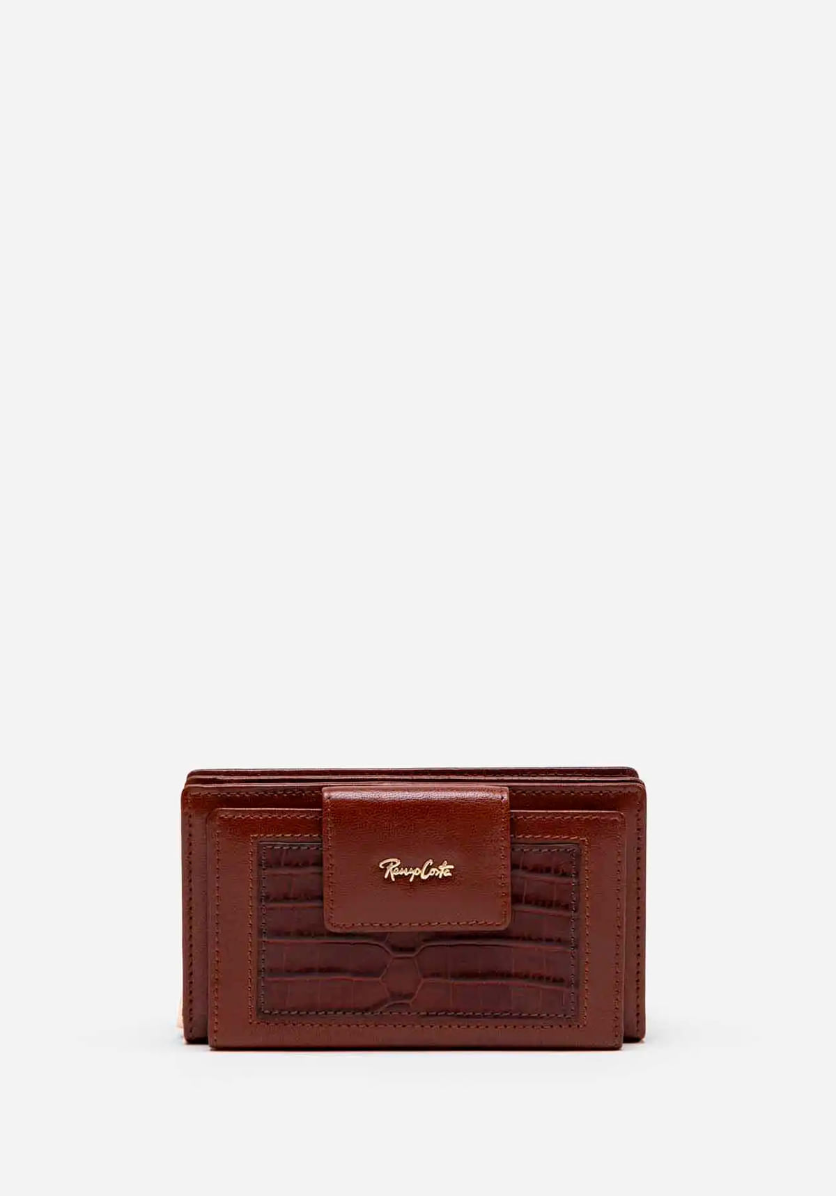 BILLETERA MEDIANA CROCO BELLE