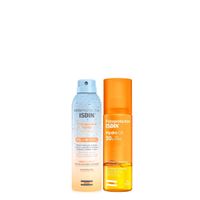 Duo ISDIN TRANSPARENT SPRAY WET SKYN 250 ml + HYDRO OIL SPF 30 200 ml