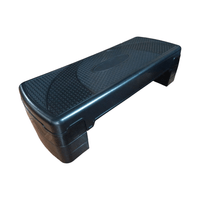 Step Grande Importado Aerobic Step Regulable 3 Niveles NEGRO