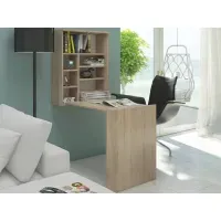 Escritorio Flotante y Plegable Rolín color Marrón TU MESITA