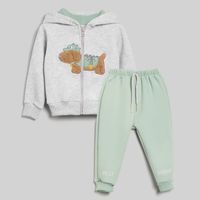 Buzo Para Bebe Niño Baby Circus Animal Zip