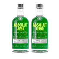 Pack Vodka ABSOLUT Lime Botella 700ml x 2un