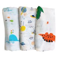 Pack 2 Manta De Muselina Para Bebé 100% Algodón 2 Capas