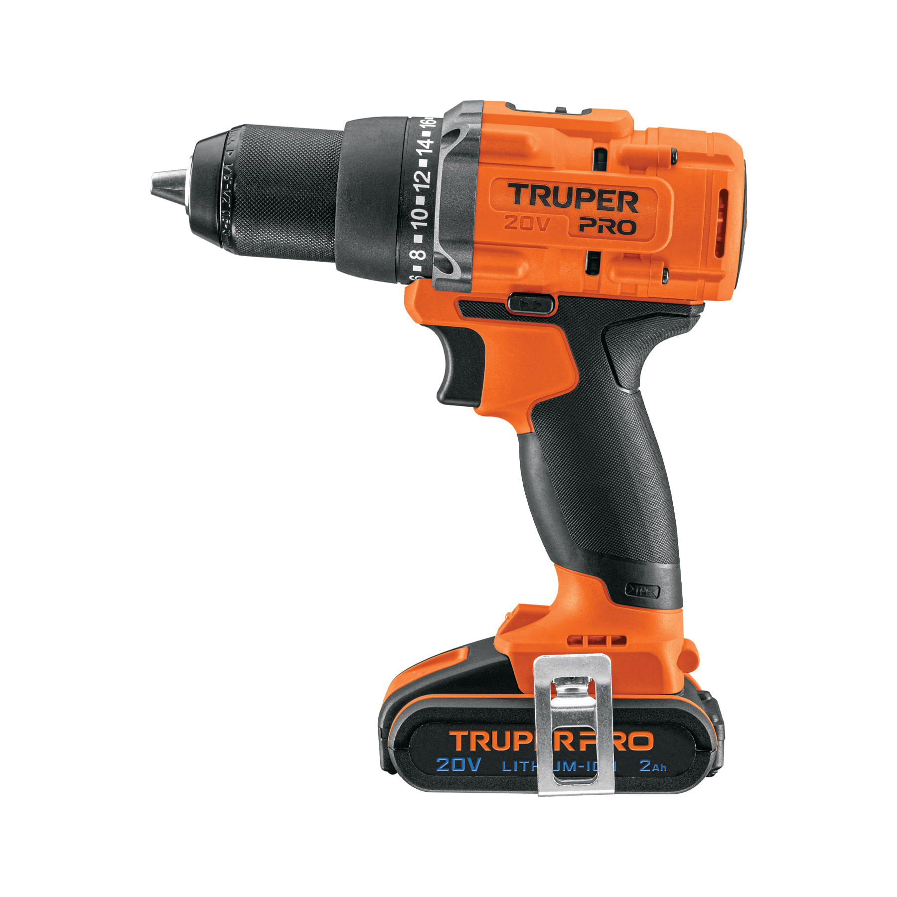 Taladro Atornillador 20V + 1 Bateria 2Ah + Cargador Truper 104188