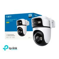 Cámara Seguridad Tapo C545D 2K 3MP Doble lente Detección IA Vehículos Audio Bidireccional