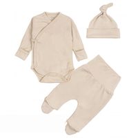 Ajuar conjunto Clínico Anticólico de bebe de 3 Piezas – Algodón Pima para niño