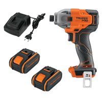 Atornillador de Impacto 20V +2 Baterias 4Ah+ Cargador Truper