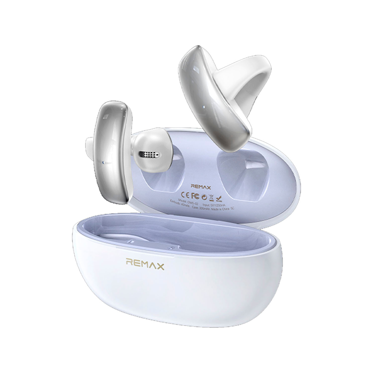 Audífonos Remax OWS-02 Blanco Clip Ear Bluetooth 5.3