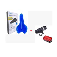 pack 1 cojin gel + 1 pack luces delantera con trasera
