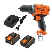 Taladro Atornillador 20V + 2 Baterias 4Ah + Cargador Truper