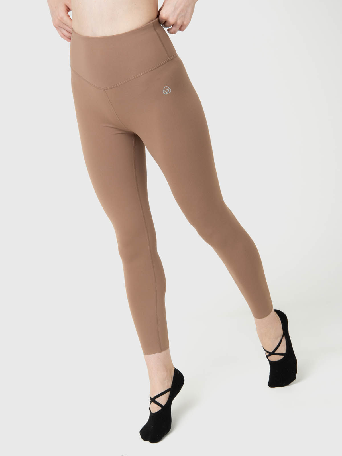 Leggings Para Mujer Ankle Emma Aloe Marrón Bsoul