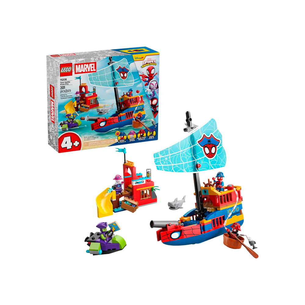 LEGO Marvel Team Spidey Pirate 210 Piezas 11208
