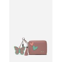 SET MONEDERO CUERO BUTTERFLY POP