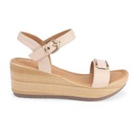Sandalias Via Uno Mujer 2B3599-15 Beige
