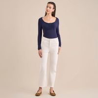 Jean Mujer Crop Amc Culotte