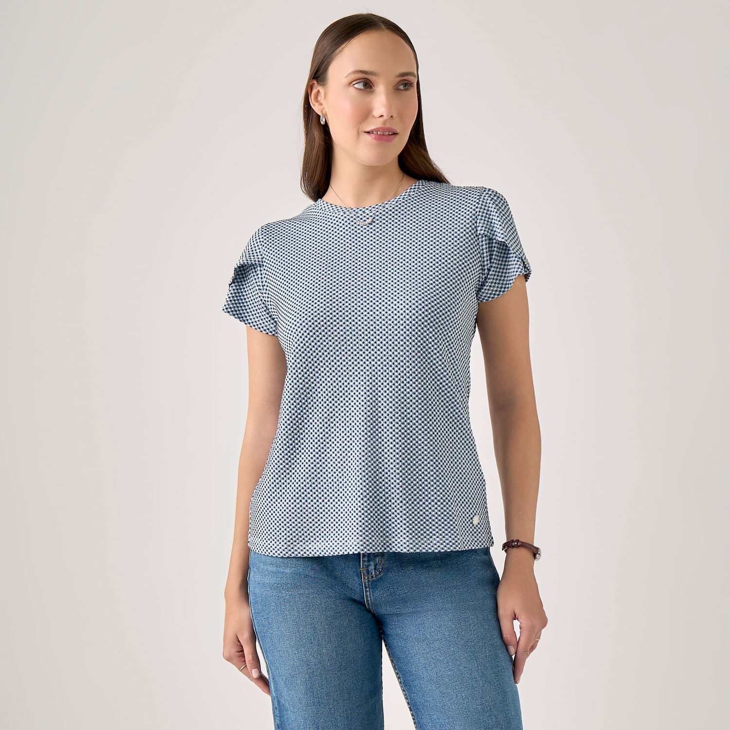 Polo Mujer Madison Cuadros