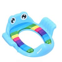 Asiento Adaptador Para Wc Entrenamiento Inodoro celeste