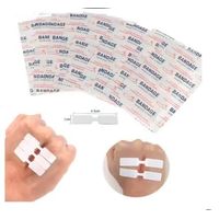 pack 5 pzas venda adhesiva mariposa impermeable heridas evita queloide