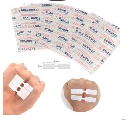 pack 5 pzas venda adhesiva mariposa impermeable heridas evita queloide