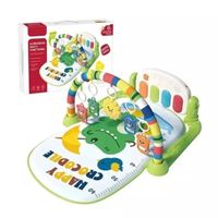 Gimnasio Multifuncional-didactico Musical Para Bebe 3 En 1 Verde