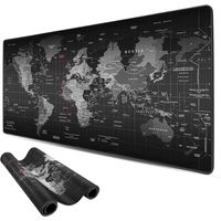 Desk Mat XXL 90x40 Mapa Mundial Para Teclado Y Mouse