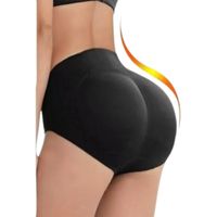 Calzon Levanta Pompis Trusa Con Relleno y con faja control de abdomen negro L