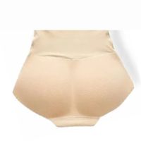 Calzon Levanta Pompis Trusa Con Relleno y con faja control de abdomen Beige M