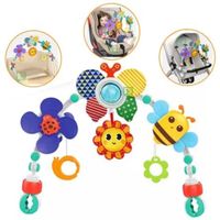 Arco Sonajero Móvil De Estimulación Bebé Para Coche Cuna Silla - Multicolor