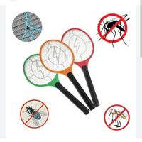 Raqueta Eléctrica Recargable Enchufe Directo Mata Mosquitos