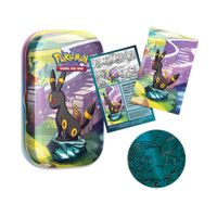 Evoluciones Prismaticas Lata Decorativa Con Moneda Umbreon
