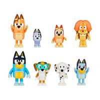 Figura Bluey s Family and Friends Pack 8 Unidades