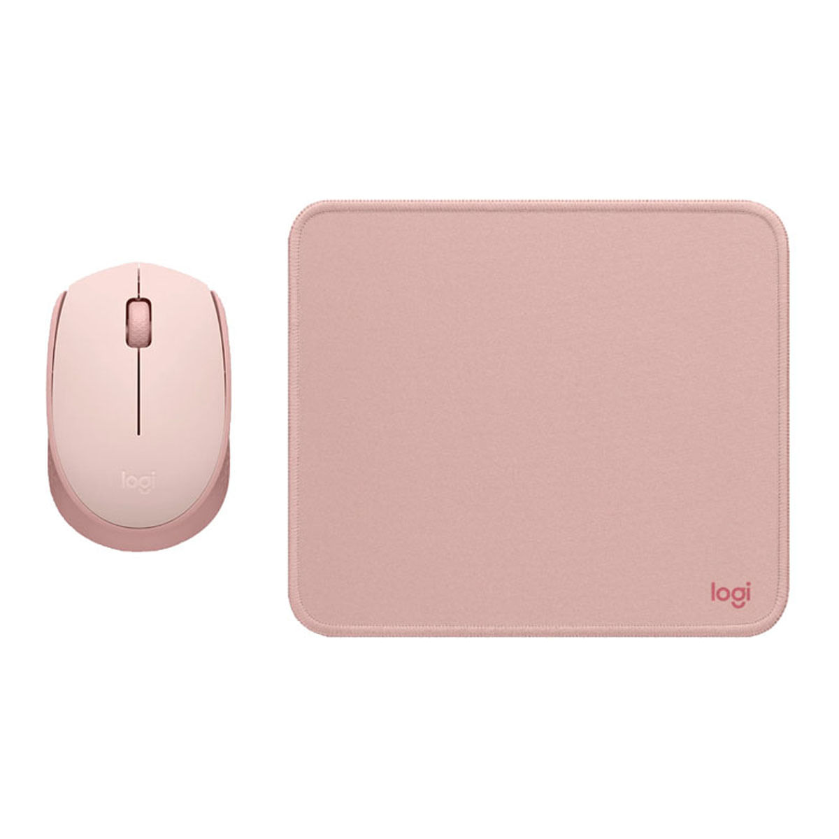 COMBO LOGITECH MOUSE M170 ROSADO PAD MOUSE ROSADO
