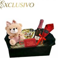 Box Exclusivo San Valentín con Parlante JBL GO 4 Rojo Original – Regalo Premium para Ella - MEGA IMP
