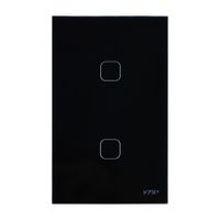 Interruptor Inteligente Doble Negro IOT