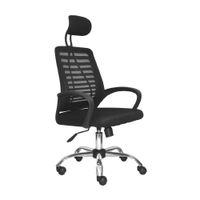 Silla de escritorio con cabecero Loto Be Negro Bonno