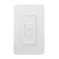 Interruptor Inteligente Doble Blanco ECKO