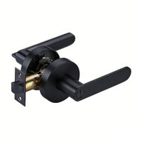 Manija de Baño Circular Werken Plus Negro Mate