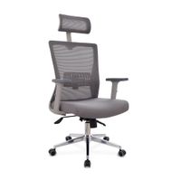 Silla de escritorio con cabecero Ken Gris Bonno