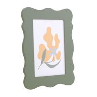 Portarretrato Ondas Verde Olivo 13x18cm Orange