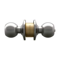 Cerradura Cilíndrica Ai-25 Baño Acero Inoxidable Tanke Travex