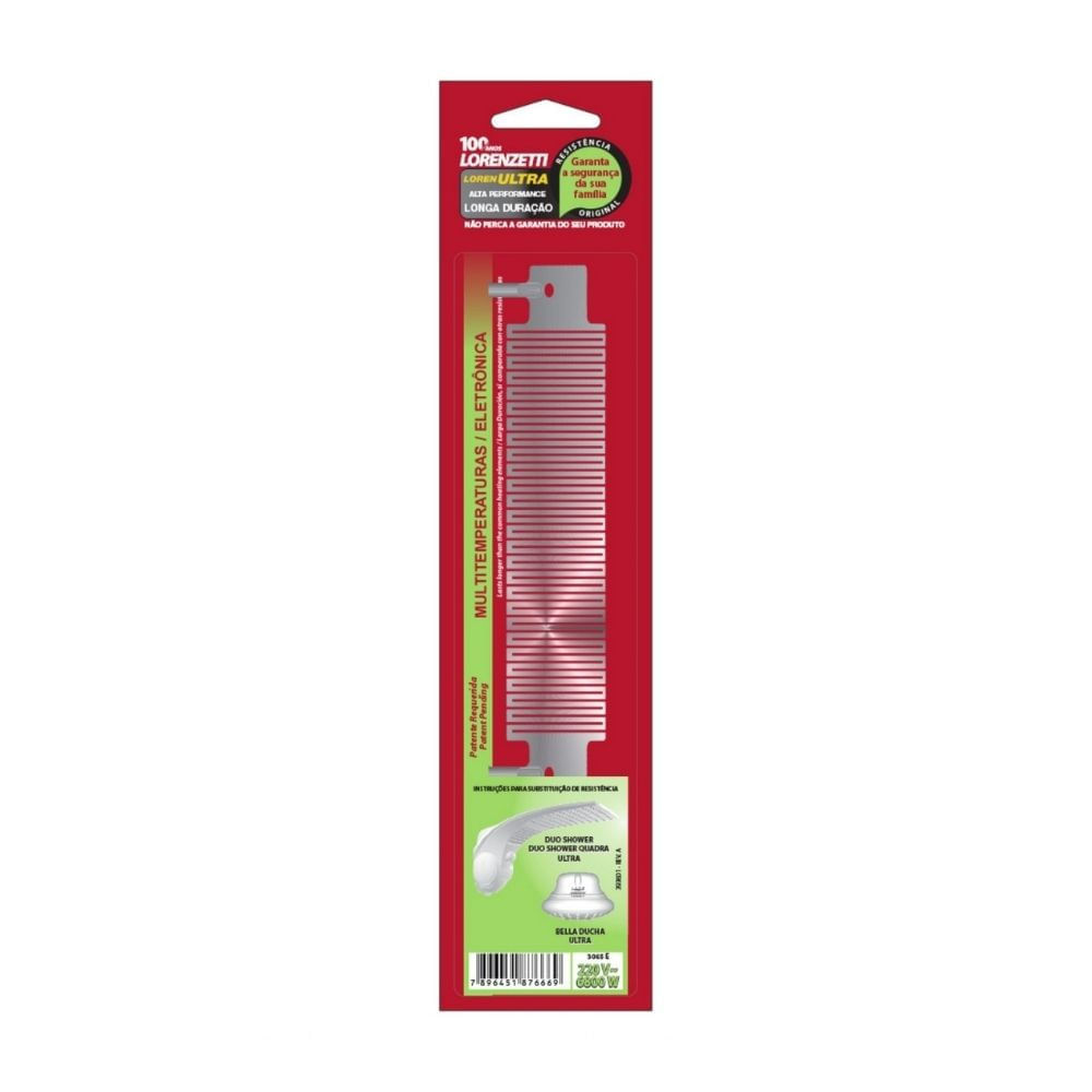 Resistencia para Loren Shower Electrónica 6800w Lorenzetti