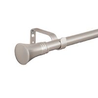 Set Cortina Extensible 16/19mm 120-210cm Conic Plata Metalhsa